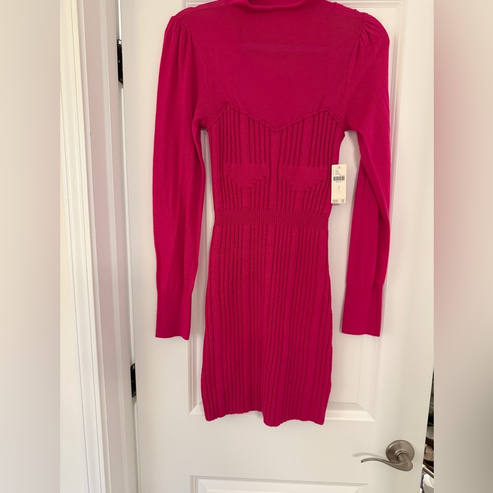 Anthropologie Pink Knit Dress
